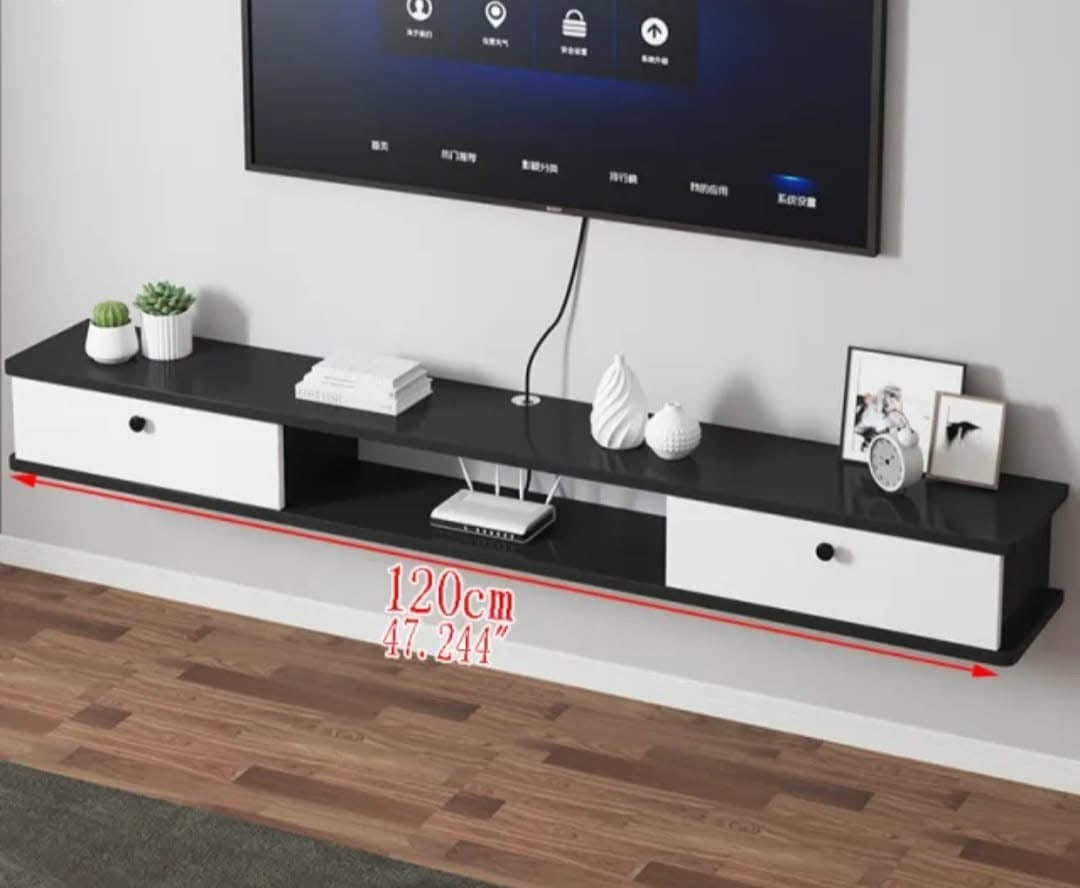 Meuble TV suspendu 1m20 en bois