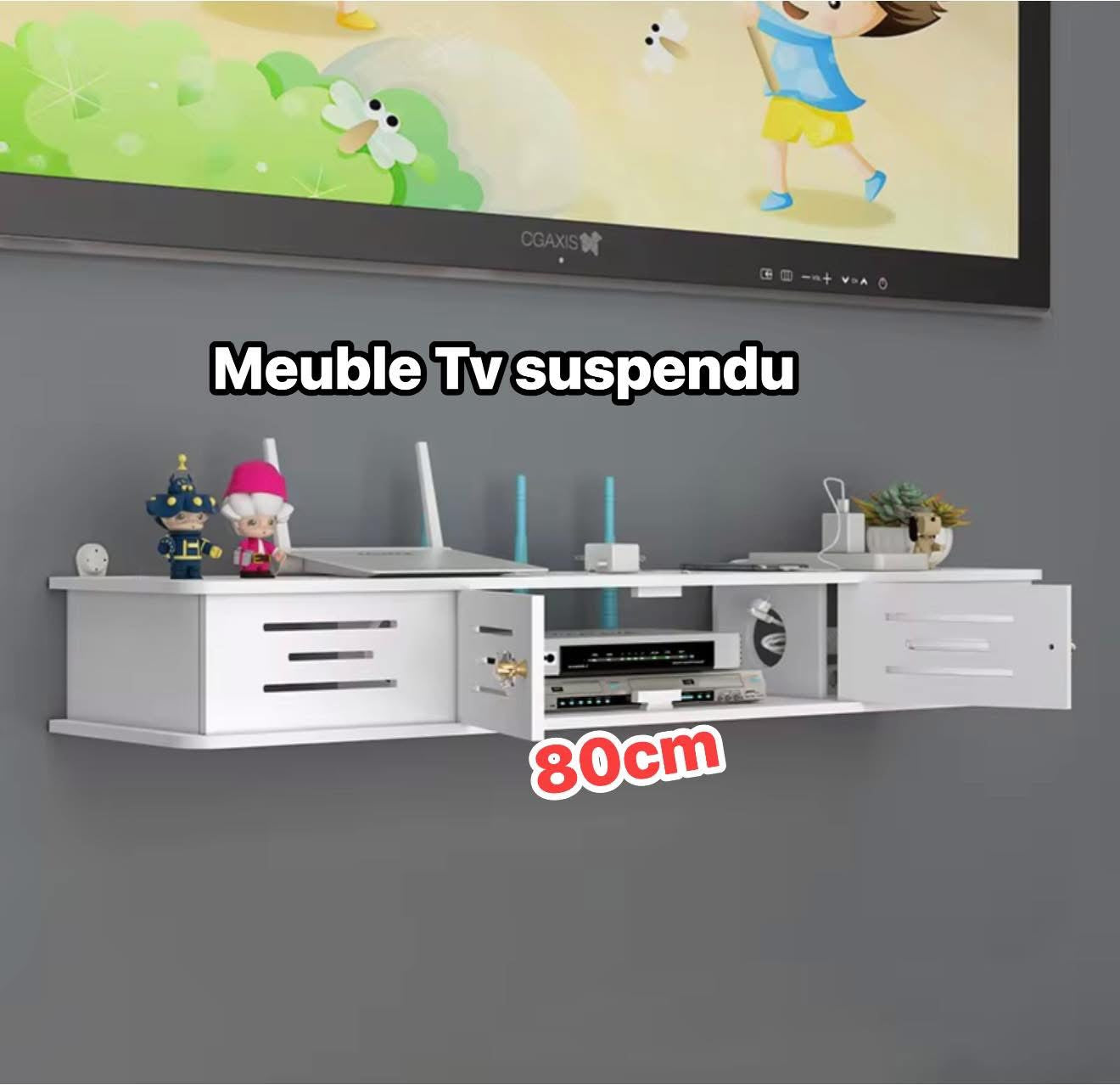 Meuble tv 80cm
