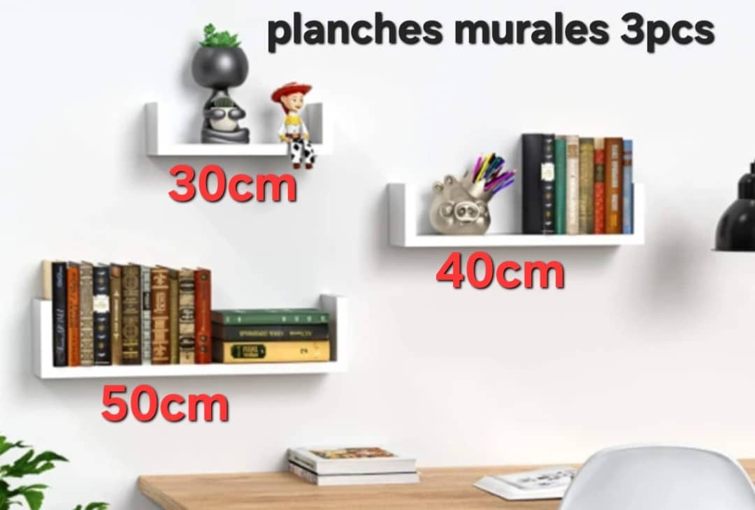 Planches murales 3pcs à 7000ff